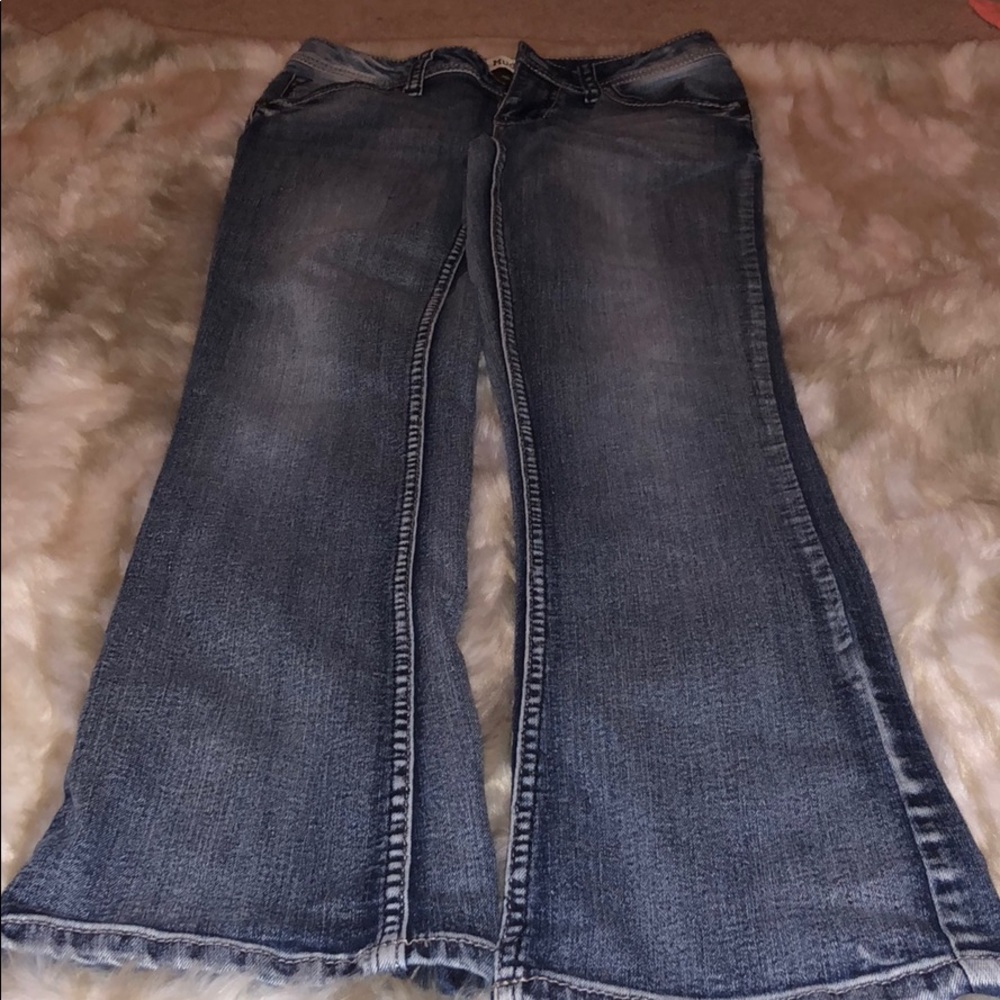 Washed Out Blue Jeans